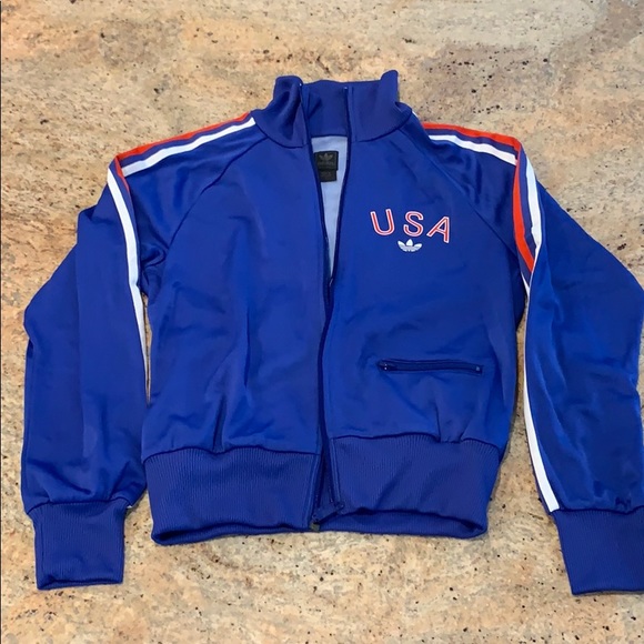 adidas Jackets & Blazers - Adidas USA Women’s Zip Jacket S Small Vintage